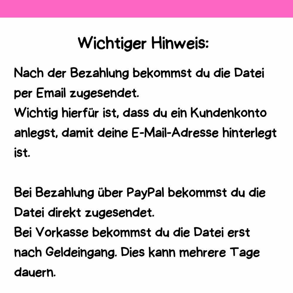 Bastelvorlage Einhorn für Kinder Druckvorlage -  Kindergeburtstag Beschäftigung - Malvorlage - Digitaler Download Bild 10