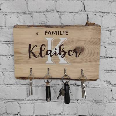 Schlüsselbrett mit Name Geschenk Geburtstag Weihnachten personalisiert