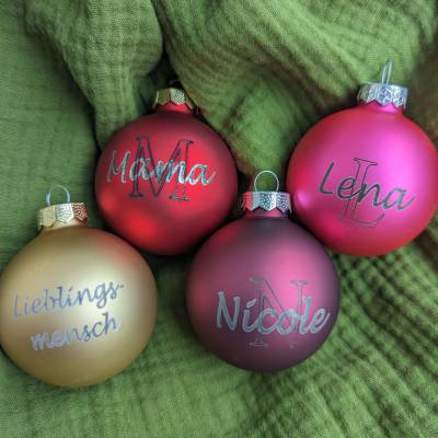 Weihnachtskugeln Lieblingsmensch 