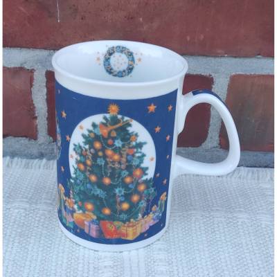 Vintage Kaffeebecher - Weihnachten bei Wilhelm Meister
