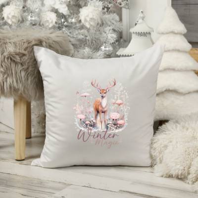 Kissenbezug  -  40x40 - Vintage- sublimiert- Winter Magic