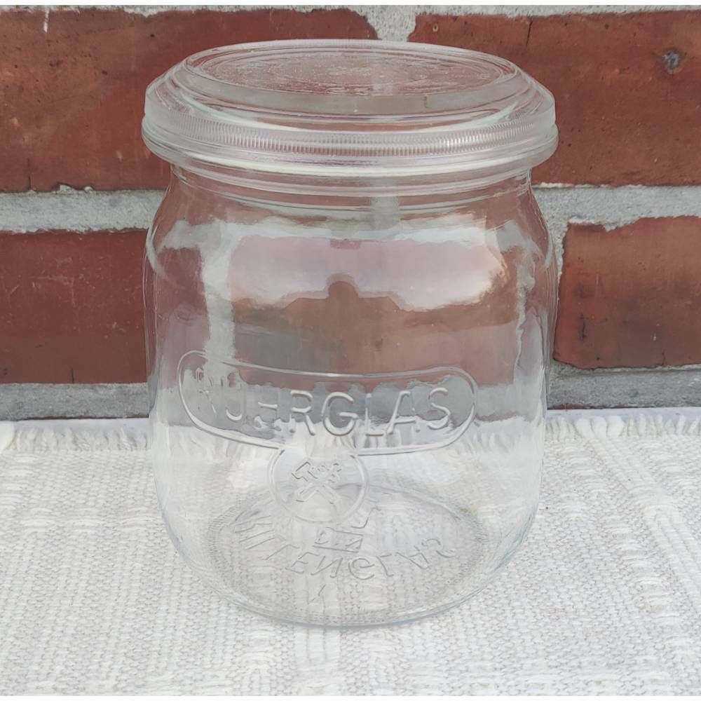 Vintage Ruhrglas Rillenglas 1 Liter