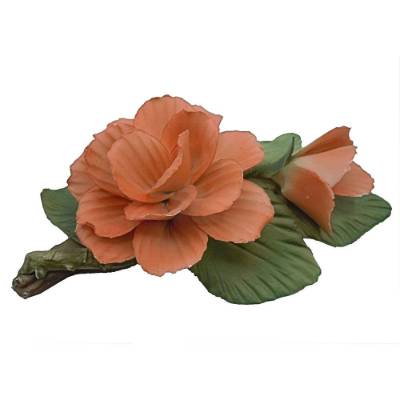 Capodimonte Porzellan Rose - BUFF BEAUTY - 80er Jahre für Franklin Mint
