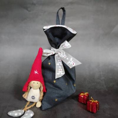 Nikolaussack / Geschenkebeutel STARS - Weihnachten, Advent | RÄUBERKIND