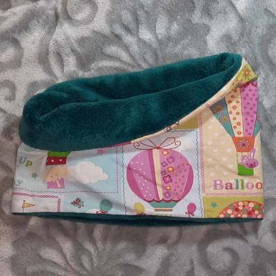 KU 58 Schlupfschal, Halssocke, Loop, Halswärmer, Kuschelschal