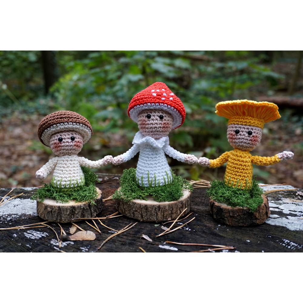 Häkelanleitung Pilze - PDF Datei Bild 1