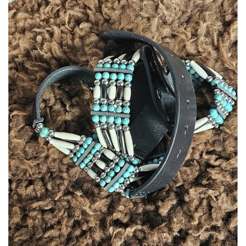Ledergürtel, Bucklegürtel, 5-reihig, auch Wechselgürtel genannt, im Western-Stil (GÜ 28) Bild 1