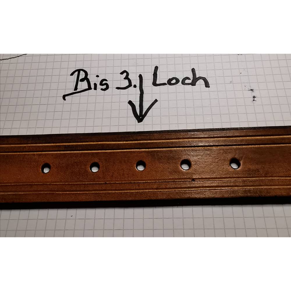 Ledergürtel, Bucklegürtel, 5-reihig, auch Wechselgürtel genannt, im Western-Stil (GÜ 28) Bild 7