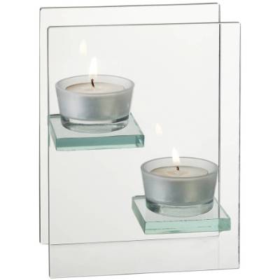 Deko-Teelichtglas für zwei Teelichter