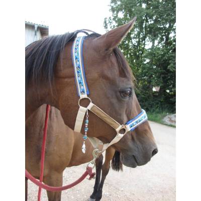 Pferdehalfter "Kleine Feder" Halfter Pferd Shetty Pony Vollblut Warmblut Kaltblut