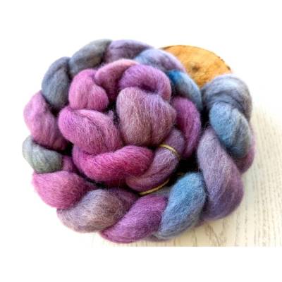 Handgefärbter Kammzug Corriedale 100g