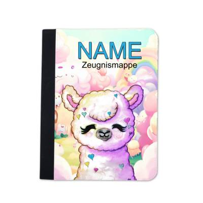 Alpaka Zeugnismappe personalisiert | Zeugnismappe | Zeugnismappe mit Namen | Urkundenmappe
