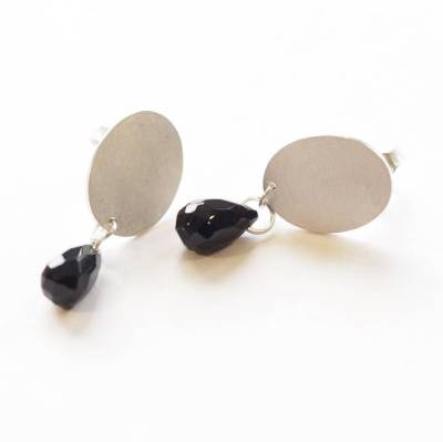 Ohrschmuck Silber Onyx