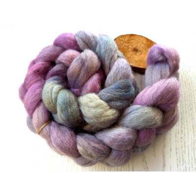 Handgefärbter Kammzug Corriedale 100g