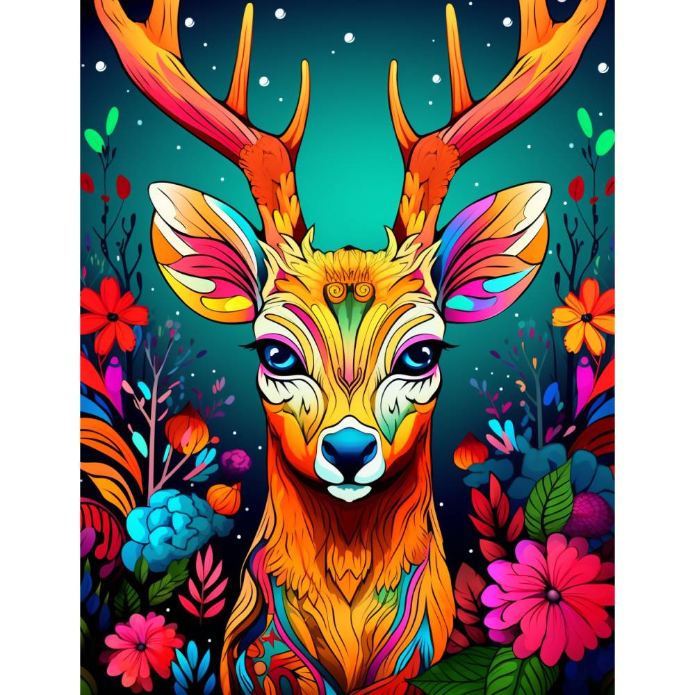 Winter Tiere 200 Seiten PDF Malbuch Teil 1 Erwachsene Kinder Download Bild 3