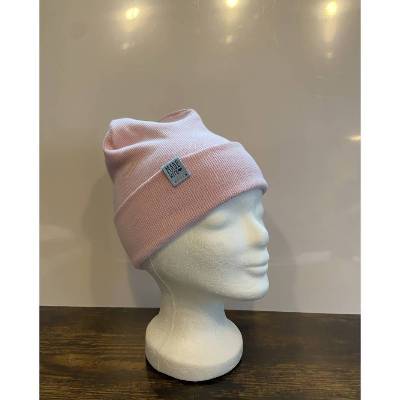 Feinripp Mütze Beanie Wintermütze rosa