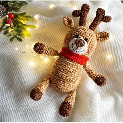 Häkelanleitung Rentier Miki - PDF Datei