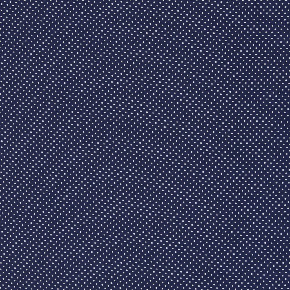Baumwolle  "Judith" Punkte 2mm dunkelblau/weiß Oeko-Tex Standard 100(1m/8,-€) Bild 4