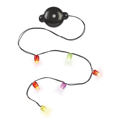 Mini-LED Lichterkette, Bunt mit Knopfbatterie