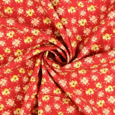 Viskose Blütenkonfetti Claudia rot (1m/10,-€)