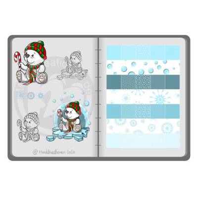 Digistamp Eisbär Eisscholle
