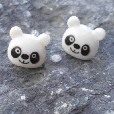 Mini Panda  Ohrstecker Ohrringe  kawaii 
