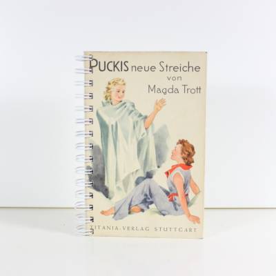 Notizbuch "Puckis neue 'Streiche" aus original Kinderbuch
