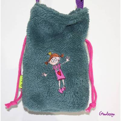 Teddyplüsch - Umhängetasche mit  Prinzessin