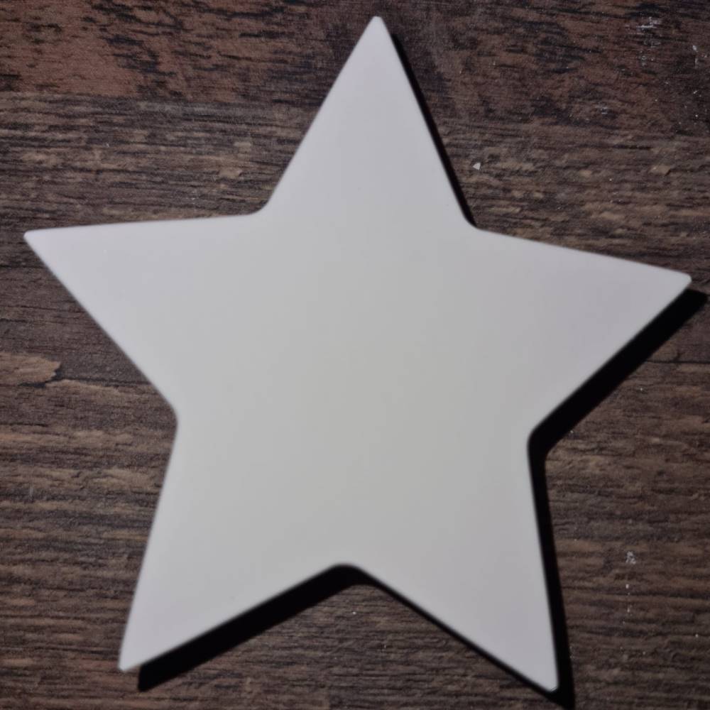 5 zackiger Stern in weiß