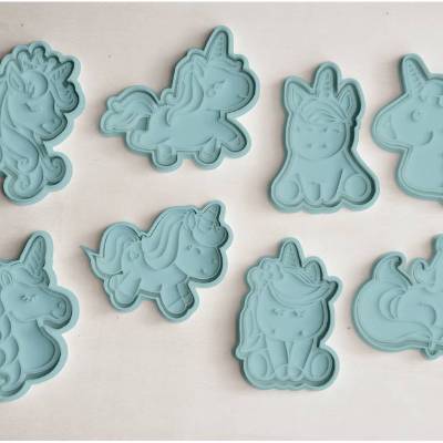 Einhorn Keksausstecher | Cookie Cutters | Ausstechform | Keksform | Plätzchenform | Plätzchenausstecher 