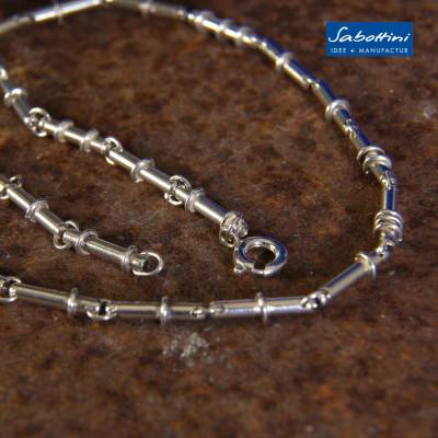 Halskette "Maskulin" handgefertigt 53 cm