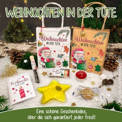 Weihnachten in der Tüte - Geschenk in der Tüte, Geschenk, Aufmerksamkeit, Wichtelgeschenk, Weihnachtsgeschenk