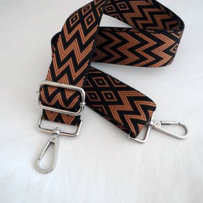 Schultergurt Taschentrageriemen braun schwarz  für Taschen Handtaschen