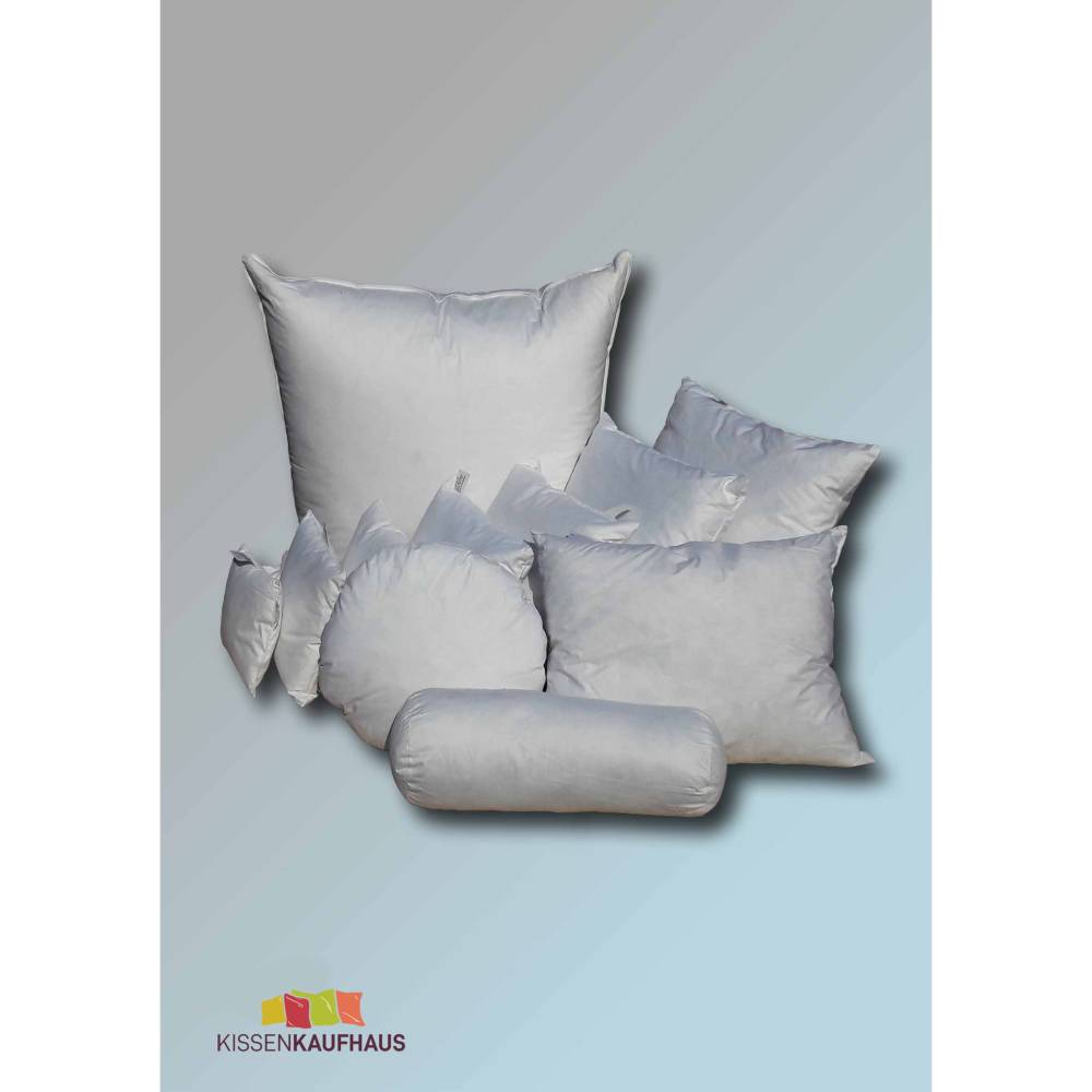 50 x 70 cm Füllkissen mit 1000 g Federfüllung Innenkissen Kopfkissen Sofakissen