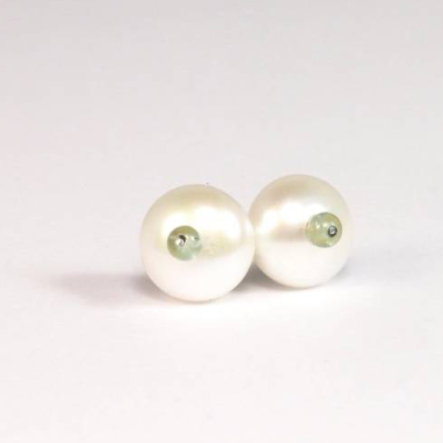Perlen Turmalin Ohrschmuck