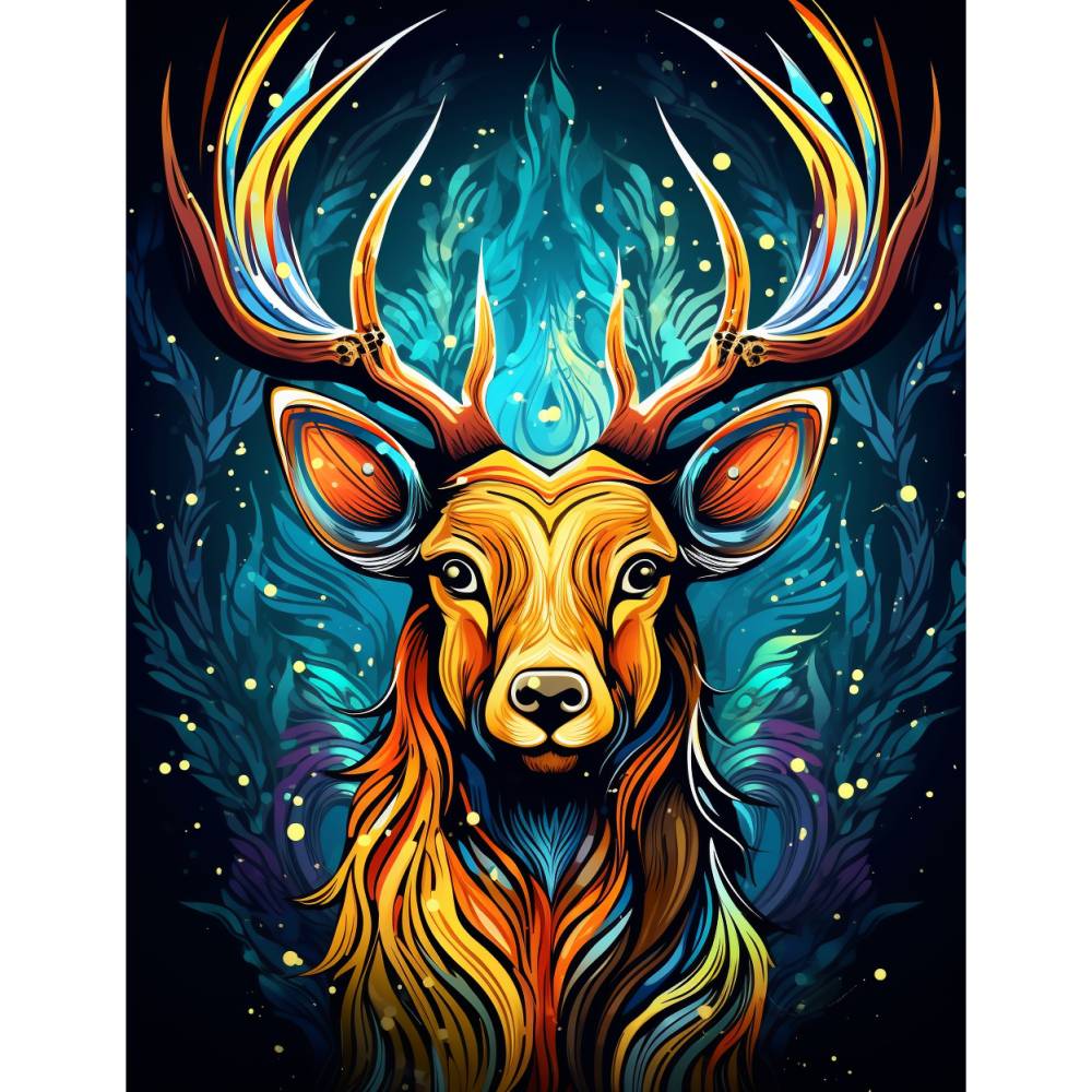 Winter Wild Tiere 200 Seiten PDF Malbuch Teil 2 Erwachsene Kinder Download Bild 6