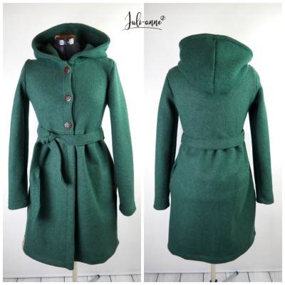 Damen Walk Mantel / Jacke "Jumi" Tannengrün 