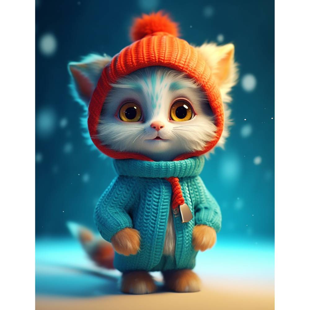 Süßes Katzen Malbuch 150 Seiten Teil 3 Erwachsene Kinder PDF Download Bild 6