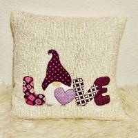 Stickdatei Doodle Wichtel in Love mit Herz  Set 907