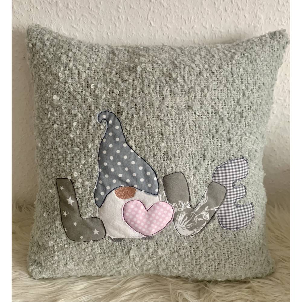 Stickdatei Doodle Wichtel in Love mit Herz  Set 907 Bild 5
