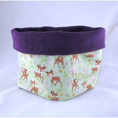 Hundeloop "Rehlein" Hundeschal Bandana Loop Schal Halssocke für Hunde weich wärmend Fleece gepolstert