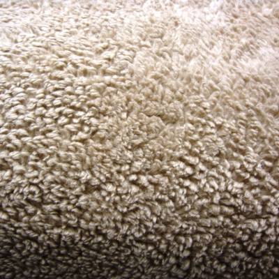 Teddy Plüsch Baumwolle beige Meterware – Nähen für Jacken, Kinderkleidung & Kissen, Ökotex 100