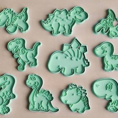 Dinosaurier Dinos Keksausstecher | Cookie Cutters | Ausstechform | Keksform | Plätzchenform | Plätzchenausstecher 
