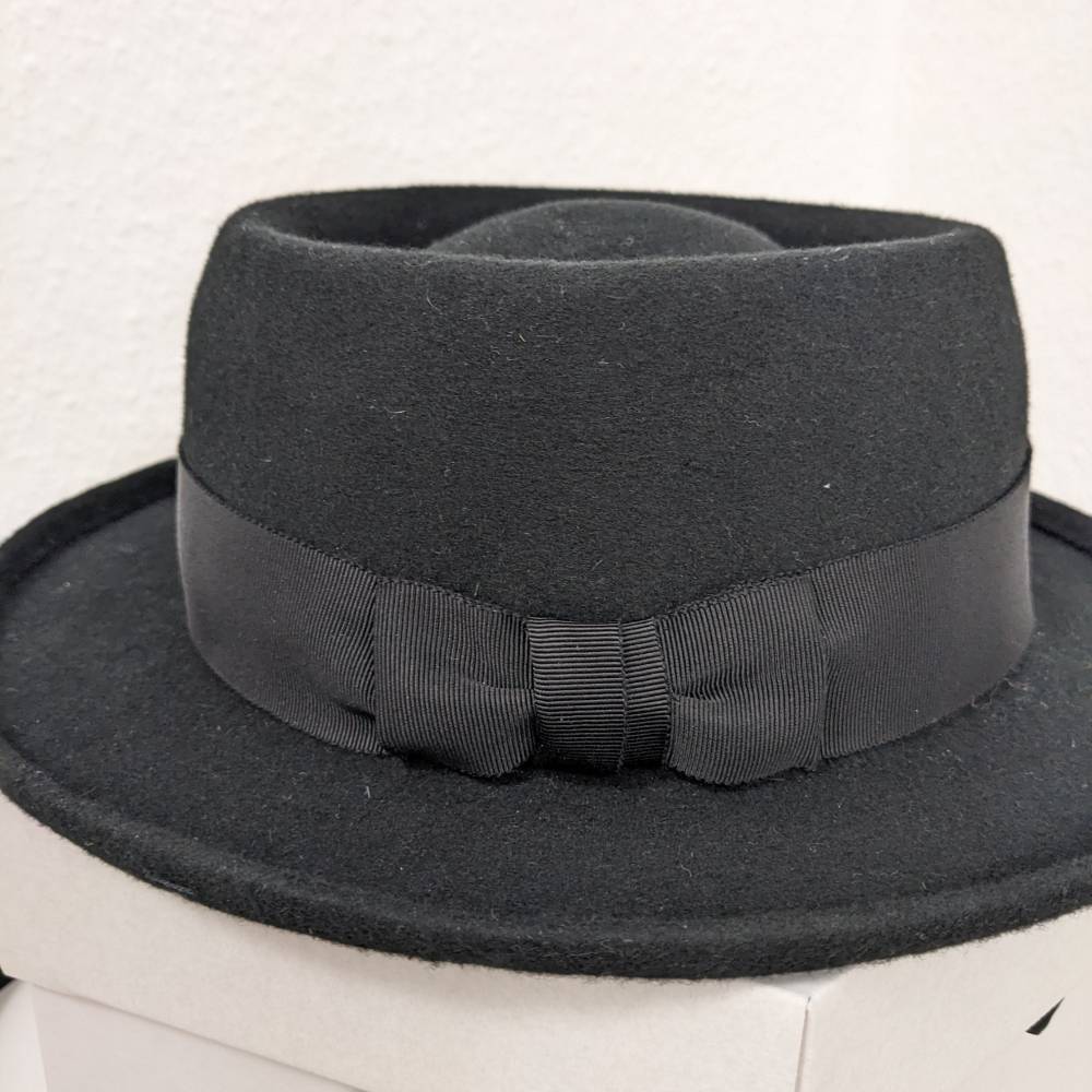Filzhut Porkpie Schwarz Unisex Bild 6