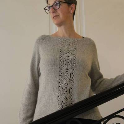 Anleitung: Karlsbad - Pullover stricken in 10 Größen
