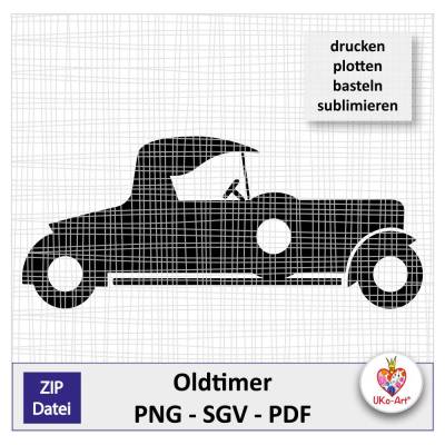 Oldtimer digitale Datei png/pdf/svg, Plotterdatei plotten drucken basteln sublimieren, private Nutzung