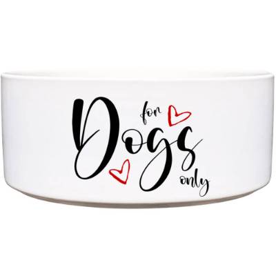 Keramik Futternapf FOR DOGS ONLY