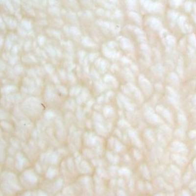 Teddy Plüsch Baumwolle ecru – Kuscheliger Teddystoff Meterware Ökotex 100 für Jacken, Kinderbekleidung & Kissen