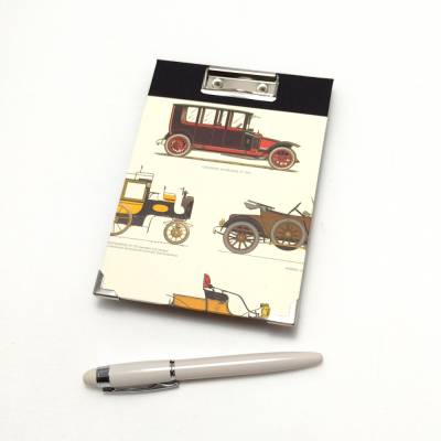 Klemmbrett DIN A6 Oldtimer als Schreibunterlage