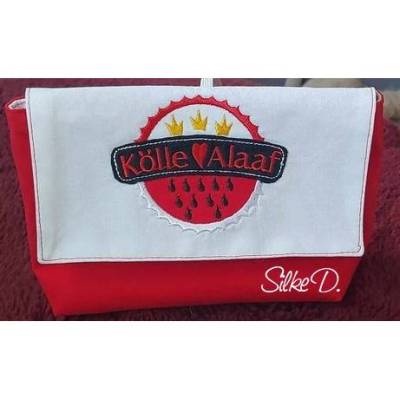 *  Kölle Alaaf, Stempel + Button  *  Applikation Stickdatei für Karneval, Fasching 